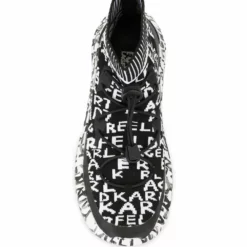 Karl Lagerfeld Skyline Graffiti-print sock boots