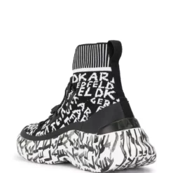 Karl Lagerfeld Skyline Graffiti-print sock boots