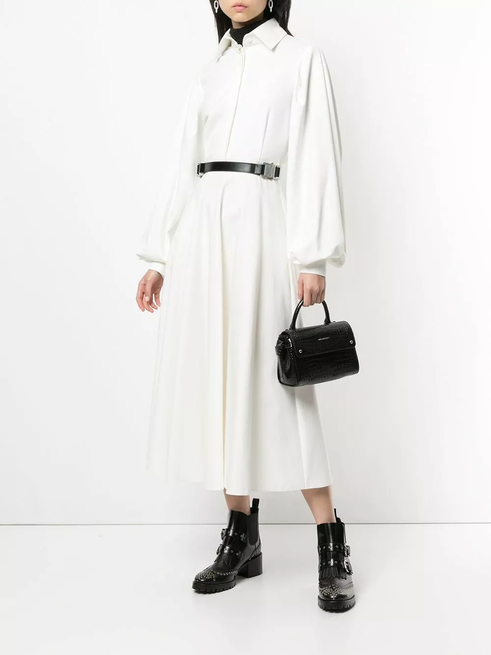 Karl Lagerfeld mini K/Ikon crocodile-effect tote bag