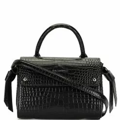 Karl Lagerfeld mini K/Ikon crocodile-effect tote bag