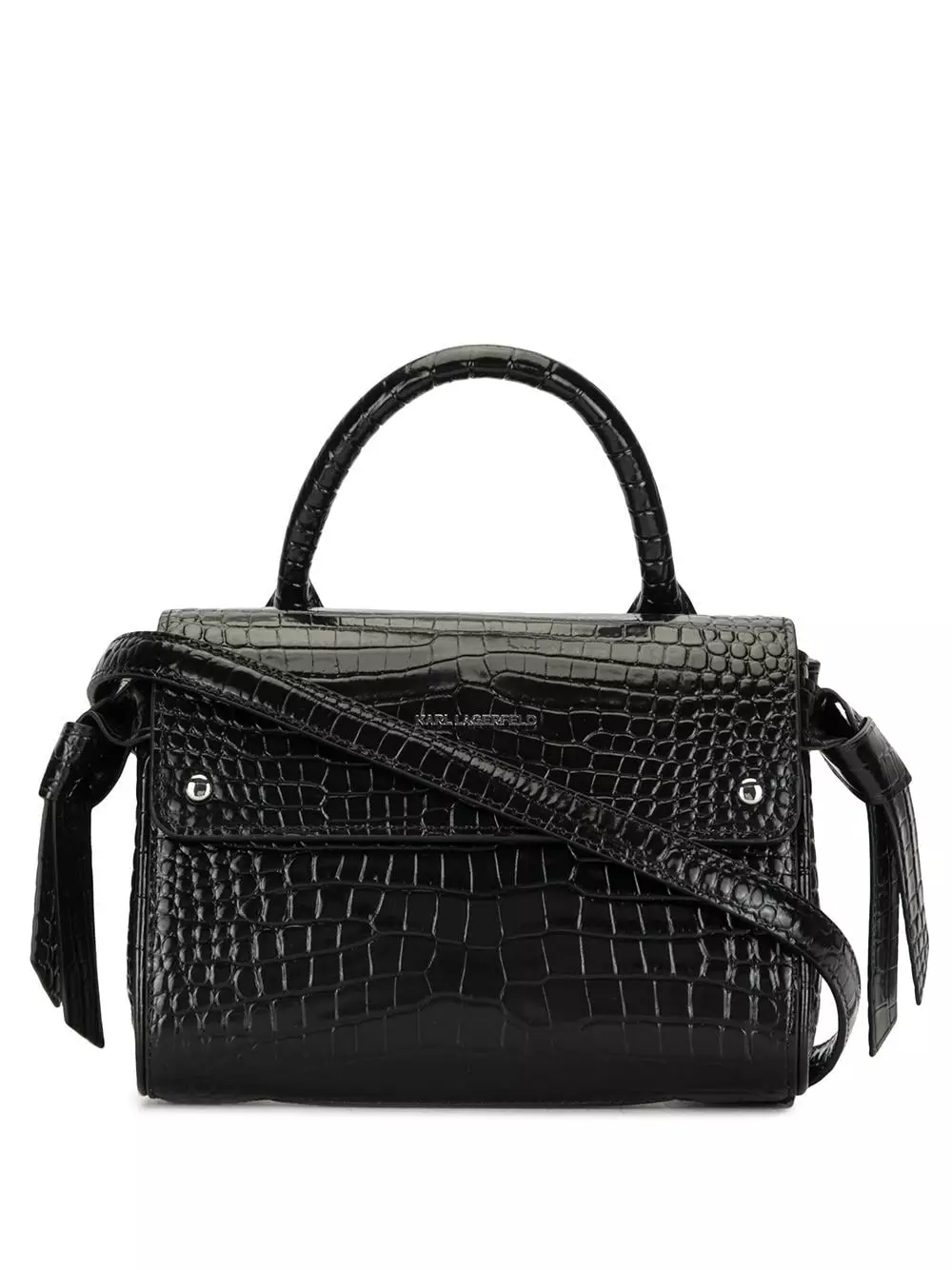 Karl Lagerfeld mini K/Ikon crocodile-effect tote bag
