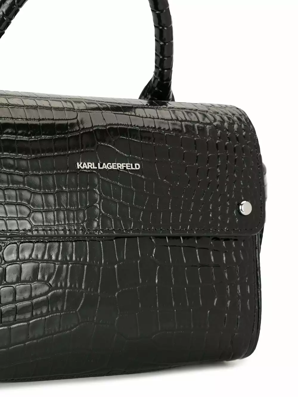 Karl Lagerfeld mini K/Ikon crocodile-effect tote bag