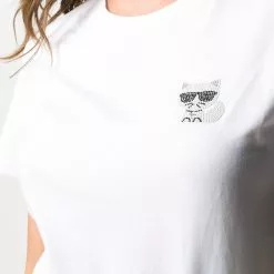 Karl Lagerfeld Choupette logo T-shirt