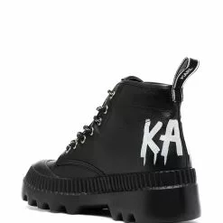 Karl Lagerfeld lace-up ankle boots