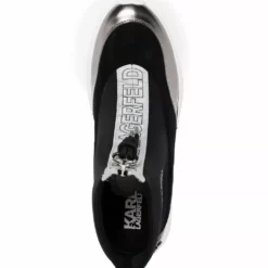 Karl Lagerfeld zip high-top trainers