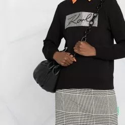 Karl Lagerfeld logo-patch sweatshirt