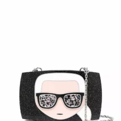 Karl Lagerfeld K/Ikonic minaudière clutch