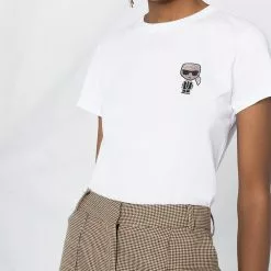 Karl Lagerfeld Karl embroidered T-shirt
