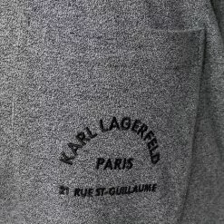 Karl Lagerfeld Lounge Terry logo print shorts