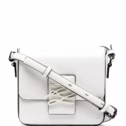 Karl Lagerfeld K/Autograph patent leather crossbody