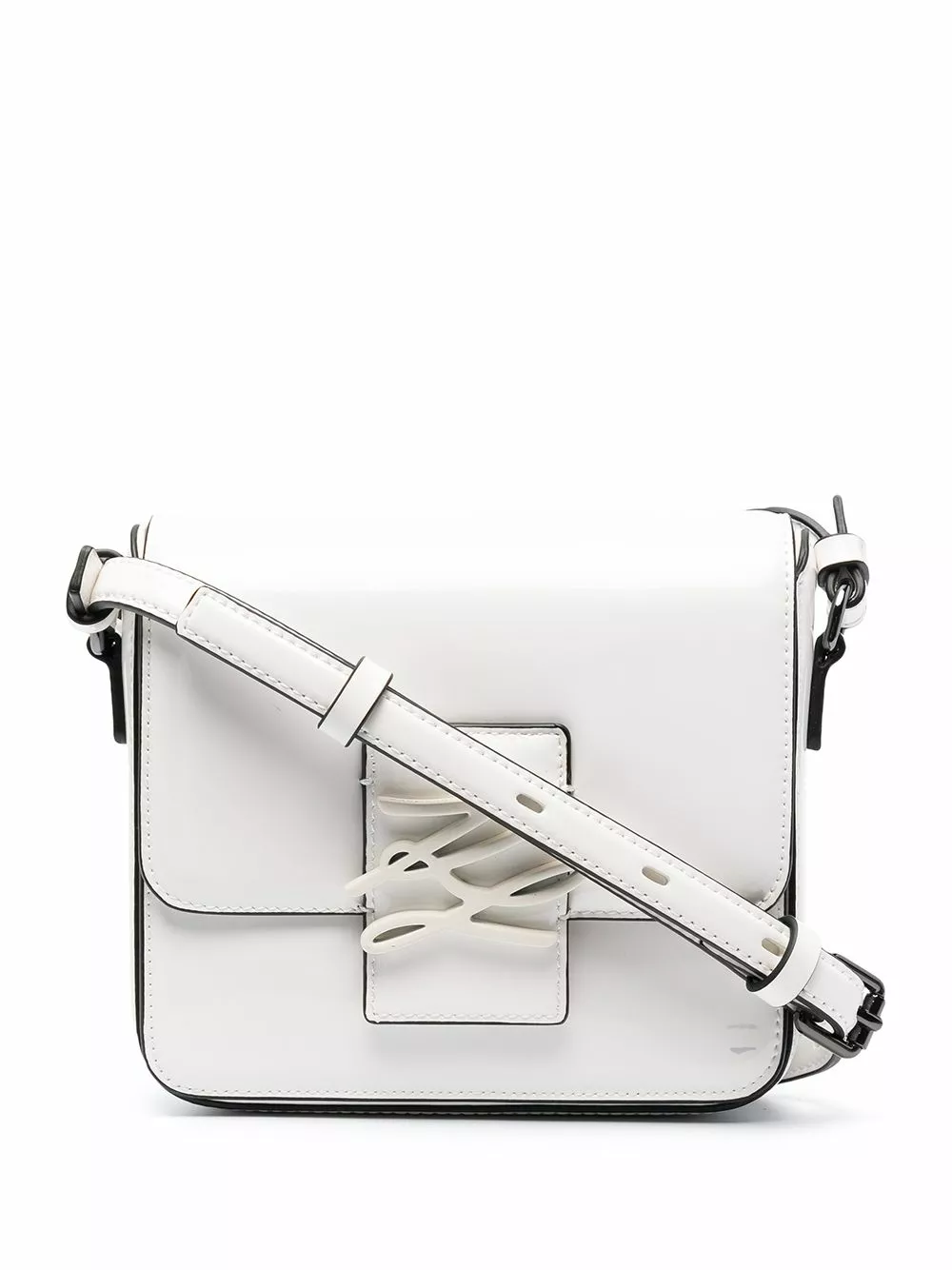 Karl Lagerfeld K/Autograph patent leather crossbody