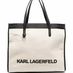 Karl Lagerfeld K/Skuare Canvas tote bag