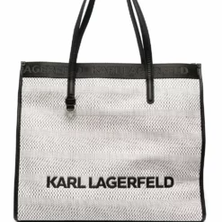 Karl Lagerfeld K/Skuare leather tote bag