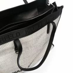 Karl Lagerfeld K/Skuare leather tote bag