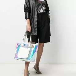 Karl Lagerfeld Journey Hologram tote