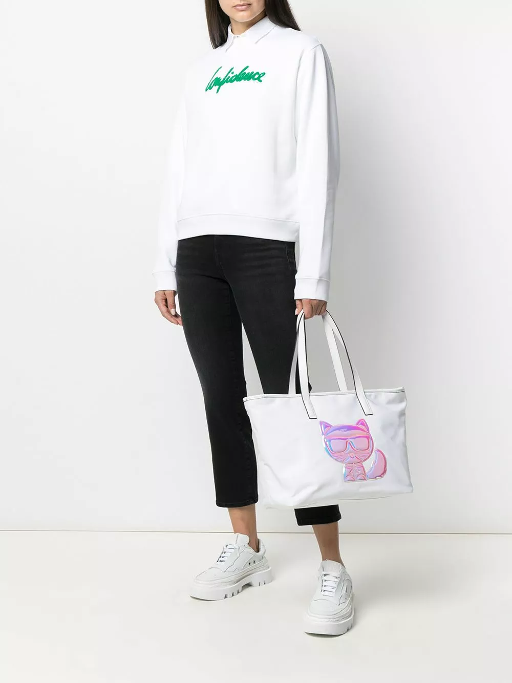 Karl Lagerfeld K/Ikonik Balloon Choup tote