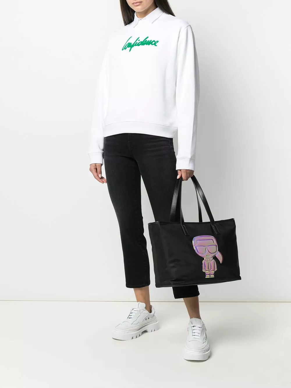 Karl Lagerfeld K/Ikonik Balloon Karl tote
