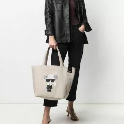 Karl Lagerfeld reversible K/Zodiac Aries shopper