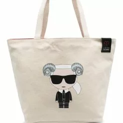 Karl Lagerfeld reversible K/Zodiac Aries shopper