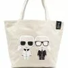 Karl Lagerfeld reversible K/Zodiac Gemini shopper tote
