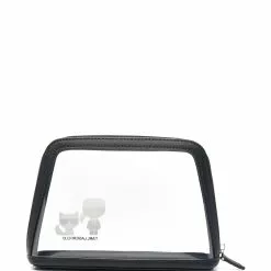 Karl Lagerfeld zip-up make-up bag