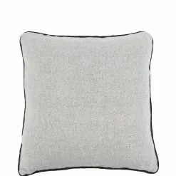 Karl Lagerfeld logo patch cushion (45cm)