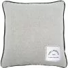Karl Lagerfeld logo patch cushion (45cm)