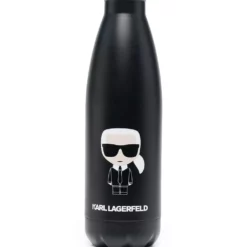 Karl Lagerfeld logo-print water bottle