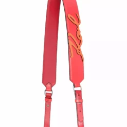 Karl Lagerfeld K/Signature leather strap