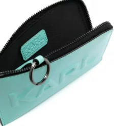 Karl Lagerfeld K/Karl Seven logo-embossed zip purse