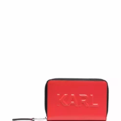 Karl Lagerfeld K/Karl Seven medium logo-embossed wallet