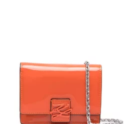 Karl Lagerfeld mini patent shoulder bag