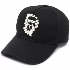 Karl Lagerfeld K/Ikonik Graffiti cotton cap