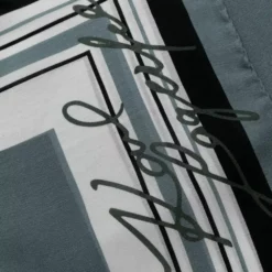 Karl Lagerfeld Autograph print scarf