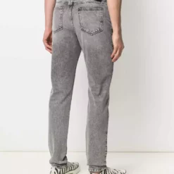 Karl Lagerfeld slim bleached denim jeans