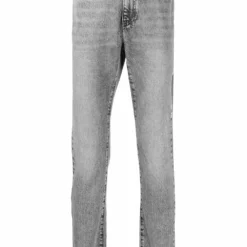 Karl Lagerfeld slim bleached denim jeans