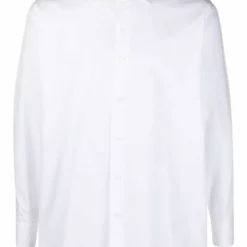 Karl Lagerfeld logo-print poplin shirt