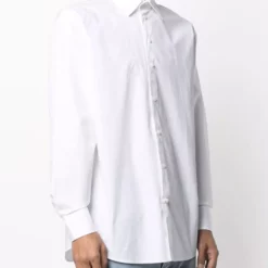 Karl Lagerfeld logo-print poplin shirt