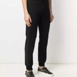 Karl Lagerfeld logo-tape punto trousers