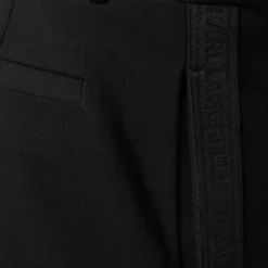 Karl Lagerfeld logo-tape punto trousers