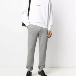 Karl Lagerfeld logo-print crew neck sweatshirt