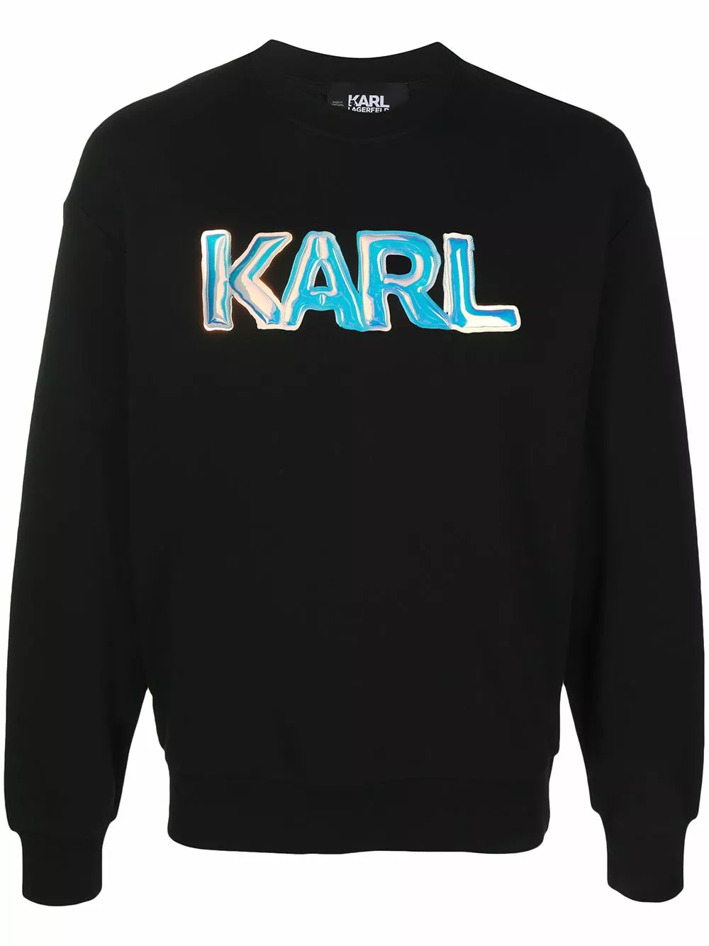 Karl Lagerfeld balloon logo-print crew neck sweatshirt