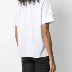 Karl Lagerfeld pleat tuck shirt