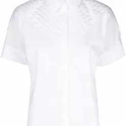 Karl Lagerfeld pleat tuck shirt
