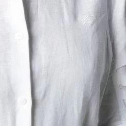 Karl Lagerfeld bow puff-sleeve shirt