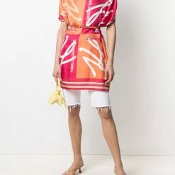 Karl Lagerfeld K/Autograph scarf silk blouse