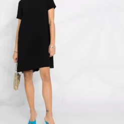 Karl Lagerfeld pleated back shift dress