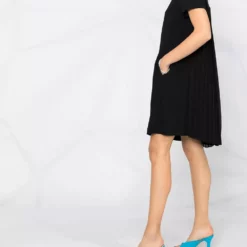 Karl Lagerfeld pleated back shift dress