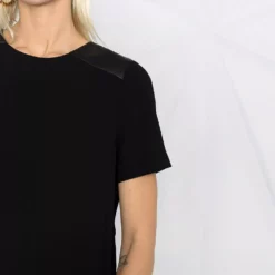 Karl Lagerfeld pleated back shift dress