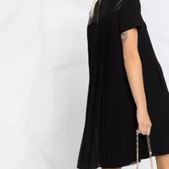Karl Lagerfeld pleated back shift dress